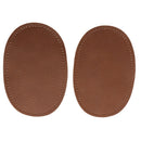 4pcs Oval Leather Elbow/Knee Patches DIY Sewing Decor Clothing Appliques