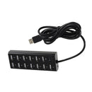 MagiDeal 13 Ports Multi USB 2.0 Adapter Hub Splitter External Extension Port