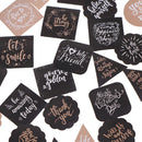 English blessings creative hand account decoration DIY stickers 5 piSEAU
