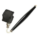 Black Poly Urethane Leather Pool Snooker Billiard Pocket Chalk Holder Cue