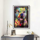 5D DIY Full Drill Diamond Painting Naughty Dog Cross Stitch Embroidery Kits
