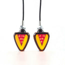 Motorcycles Motorbike  3-wire Access Turn Signals Lights Steering Angle Light