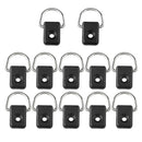 12pcs Kayak D Rings Outfitting Rigging for Boat Canoe Dinghy