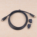 3 in 1 HD High Speed HDMI to Mini Micro HDMI Adaptor Fit for PC TV Cellphone