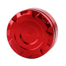 Red Rear Brake Fluid Reservoir Cap Lid Top Cover M35*2.0 for Motorcycle