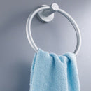Space Aluminum Towel Ring Wall-Mounted Bathroom Towel Rack Circular Towel RaF2B1