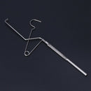Fly Fishing Knot Tying Tool Tyer Hook Line Knotter Tie Nail Stainless Steel