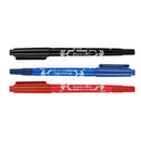 3x Dual Tip Skin Marker Pen Scribe Piercing Pen Tattoo Supply Body Art Tools