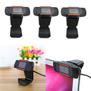 3x HD Webcam USB Camera Cam 12.0M Pixels Built-in Microphone for PC Laptop
