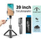 3 in 1 Wireless Selfie Stick Mobile Phone Extendable Telescopic Tripod Monopod