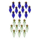 20pcs Glass Bottles Charm with Cork DIY Hanging Wish Pendants  Bottle