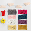 8pcs Infants Cotton Bowknot Wide-brimmed Hairbands Child Baby Hair Supplies