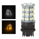 T25 3157 3528 60SMD Bulb Dual Color Turn Signal Parking Running Light Bulbs