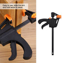 6 Inch Wood Working Bar F Shape Clamp Grip Ratchet Release Squeeze DIY Hand