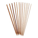 14 Pcs Wooden Crochet Hooks 3mm-10mm Smooth Bamboo Knitting Needles Set Weaving