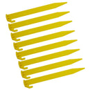 5Pcs Heavy Duty 14.7cm Camping Tent Pegs Plastic Durable Awning Stakes Pins