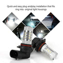 2x 9006 SMD 3030 LED Bulb Lamp Car Fog Driving Running Light Lamps White 12V New