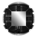 1X(Jonsbo Cr-801 Down Pressure Cpu Radiator 9Cm Silent Fans Pwm Intelligent