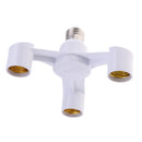 2PACK 3/4 in 1 E27 Base Socket Splitter Light Bulb Adapter For Photo Studio
