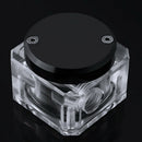 Acrylic Flow Meter G1/4 Thread Water Cooling System Coolant Filter Indicat