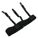 1 Pair Men's Leg Thigh Shirt Stays Holders Elastic Garter with Locking Clam J6N3