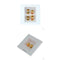 Speaker Wall Face Plate with 2+4 Golden Binding Posts Banana Plug, Pack of 4