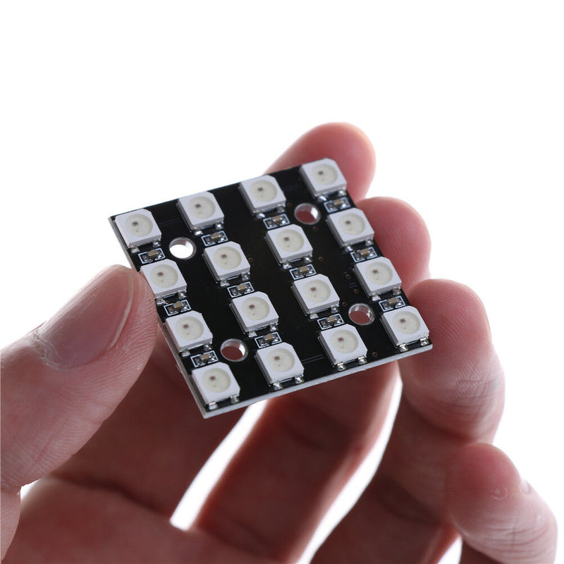 RGB LED 4x4 16-Bit WS2812 5050 RGB LED + Integrated Drivers for arduino  NzJ Gn