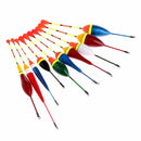 10pcs Carp Fishing Floats Set Buoy Bobber Stick Fish Tackle Vertical 4.5g 3.0g