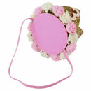 Flower Headband Princess Crown Birthday Crown Headdress Baby Shower Kids Bi