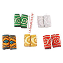 10Pcs Hip-Hop Colorful Cloth Dreadlock Tube Beads Cuff Hair Braiding Accessories