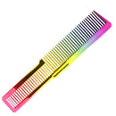 Haircut Hairdresser Comb Colorful Rainbow Comb Hairdressing Styling Tool A