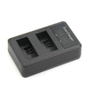 Mamen LP-E5 LPE5 LP E5 LI-ION USB LCD Dual Battery Charger for EOS Rebel XS