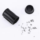 Guitar Sand Shaker Rhythm Ring Maraca Cabasa Finger Sand Hammer (Black)