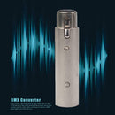 Metal 3Pin Female XLR Socket to 5Pin XLR Male DMX Audio Plug Adapter Connector
