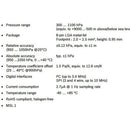 .BME280 Atmospheric Pressure Sensor Humidity Temperature Sensor Breakout Arduino