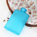 Memo Paper Bottle Flat Notebook Water Bottle for School Outdoor Sports Blue