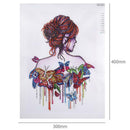 5D DIY Special Shaped Diamond Painting Beauty Cross Stitch Embroidery Kits