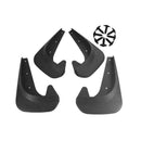 4x Car Universal Front Rear Mud Flap Flaps Splash Guard Mudguards fixings & D4S4