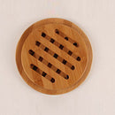 Bamboo Trivet, Home Kitchen Bamboo Hot Pads Trivet, Heat Resistant Pads Tea F1A6