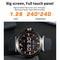 Smart Watch for Android Mens Heart Rate Blood Pressure Monitor Black+Red