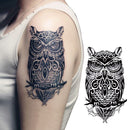 Temporary Tattoo Hand Painted Owl Tattoo Stickers Waterproof Tattoo LJ