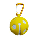 2x Soft Silicone Golf Ball Holder Carrier&Snap Clip for 1 Ball