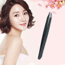 Professional Black Eyebrow Tweezers Hair Beauty Slanted Stainless Steel Tweezer