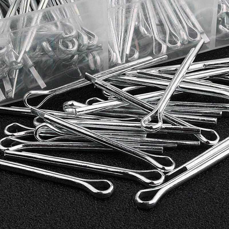 555x Pin Clip Vehicle Mechanical Tractor Hitch Fastener Kit Stainless Ste SUY