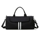 Waterproof Sports Fitness Bag Striped Fitness Bag Female Men's Travel Train