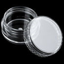 50 Pieces Travel Cosmetic Sample Containers 5 Gram Plastic Pot Jars