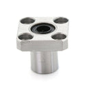 6mm Inner Diameter Square Flange Linear Motion Bushing Ball Bearing LMK6UU JR