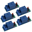 5Pcs 1-Channel 5V Relay Module Shield for Arduino 1280 2560 ARM PIC AVR DSP