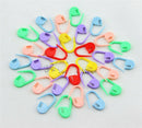 100Pcs  Knitting Crochet Craft Locking Stitch Needle Clip Markers Holder 8 Color