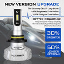 2Pcs H1 Led Headlight Bulbs Headlamp Conversion Kit Super Bright Waterproof